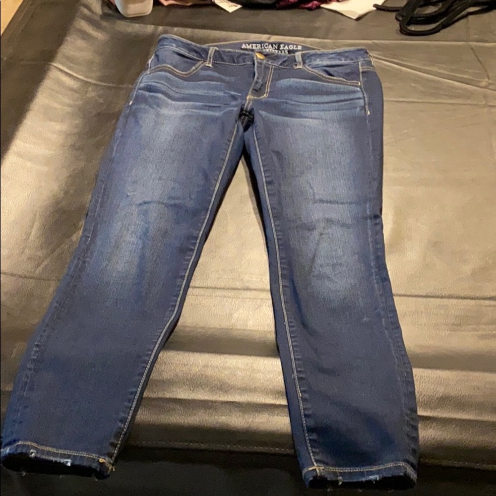 Dark wash jeggings